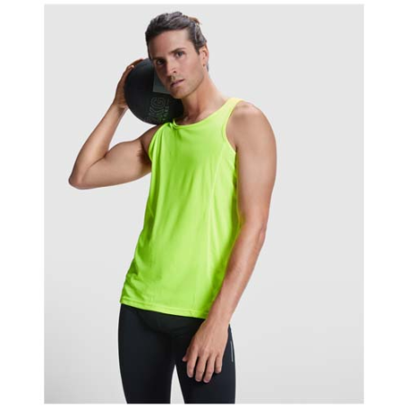 Débardeur de sport personnalisé en polyester 140g/m² pour homme - S à 2XL