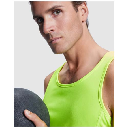 Débardeur de sport personnalisé en polyester 140g/m² pour homme - S à 2XL