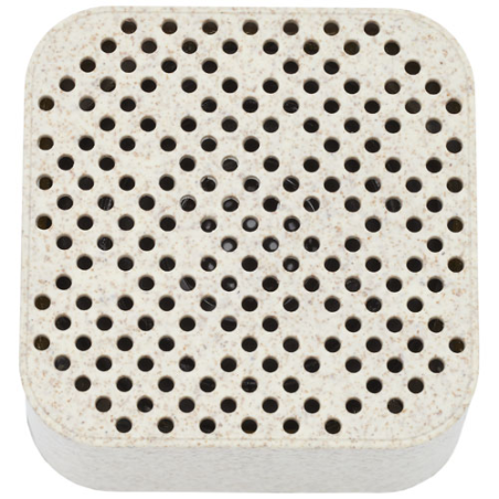 Enceinte Bluetooth® personnalisable Aira en paille de blé