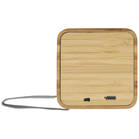 Enceinte Bluetooth® personnalisée Arcana en bambou