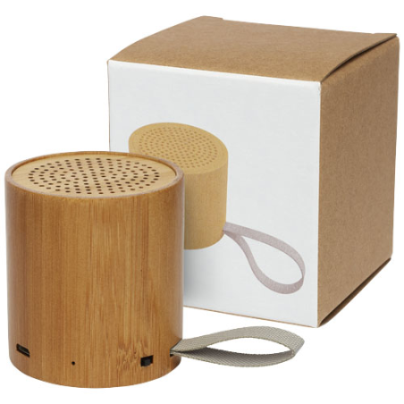 Enceinte personnalisable Bluetooth® Lako en bambou