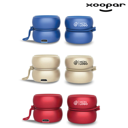 Enceinte personnalisée Yoyo stereo speaker Xoopar