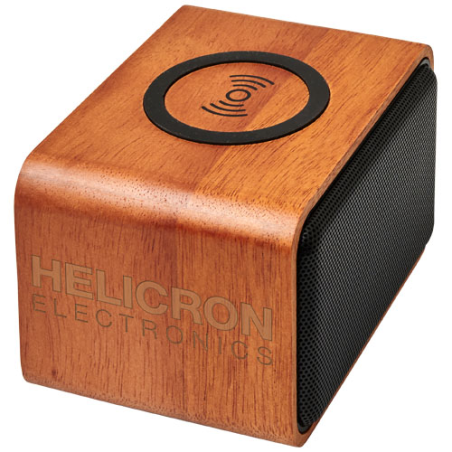 Enceinte publicitaire Wooden avec chargeur à induction