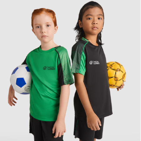 Ensemble de sport publicitaire en polyester 140g/m² Juve pour enfant - 4 à 16 ans