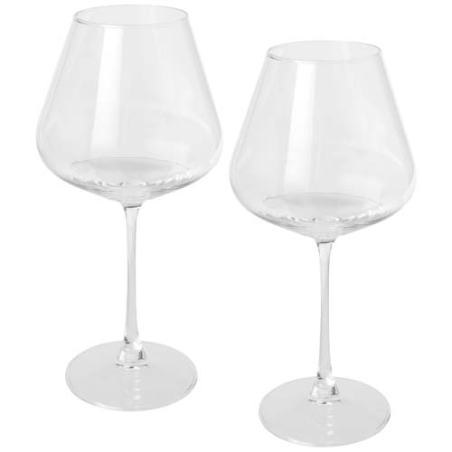 Ensemble personnalisable de 2 verres à vin Rosso