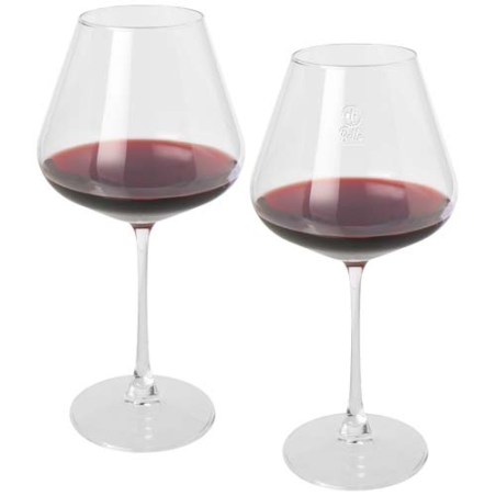 Ensemble personnalisable de 2 verres à vin Rosso