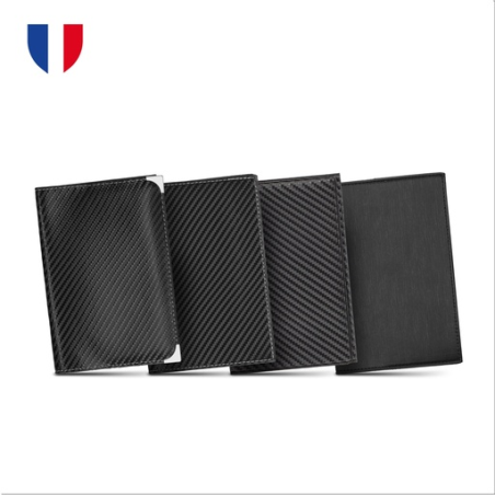 Etui personnalisable pour carte grise en simili cuir - Made in France