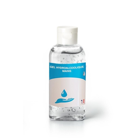 Flacon Gel Hydroalcoolique personnalisé - Made in France - 100 ml