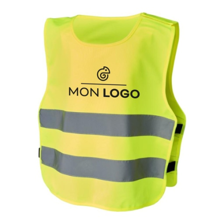 Gilet de sécurité personnalisé XXS velcro pour enfants 3-6 ans Odile RFX™