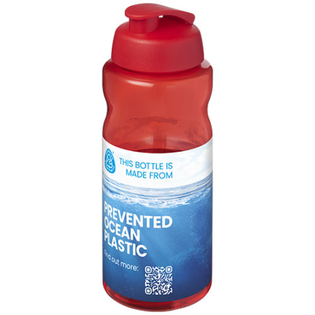 Gourde de sport H2O Active® Eco Big Base 1 litre à couvercle rabattable