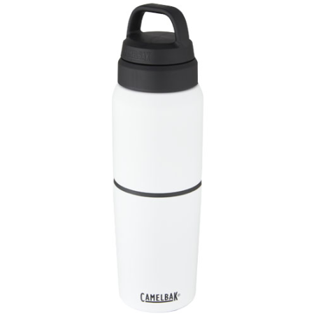 Gourde isotherme personnalisée MultiBev 500 ml en inox et gobelet de 350 ml - CamelBak