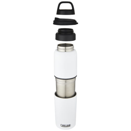 Gourde isotherme personnalisée MultiBev 500 ml en inox et gobelet de 350 ml - CamelBak