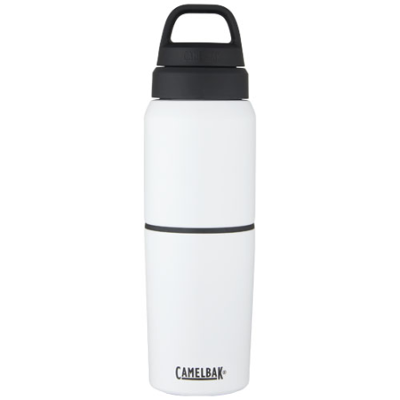 Gourde isotherme personnalisée MultiBev 500 ml en inox et gobelet de 350 ml - CamelBak