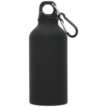 Gourde personnalisée 400ml avec mousqueton Oregon mate