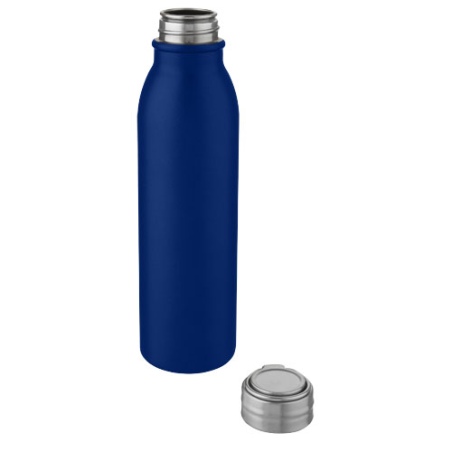 Gourde publicitaire Harper 700 ml en inox avec boucle métallique