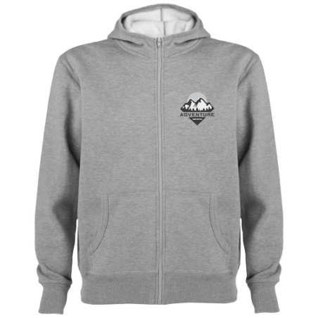 Hoodies personnalisable zippé Montblanc en coton et polyester 280g/m² unisexe - S à 3XL