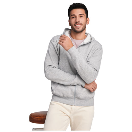 Hoodies personnalisable zippé Montblanc en coton et polyester 280g/m² unisexe - S à 3XL