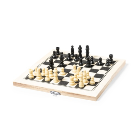 Jeu d'échecs personnalisable en bois Blitz