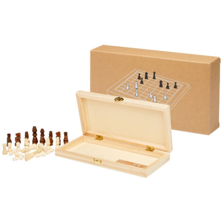 Jeu d'échecs personnalisé King en bois