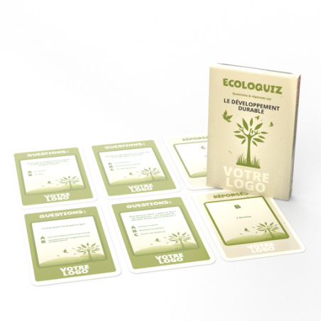 Jeu de 44 cartes personnalisables - Ecoloquiz