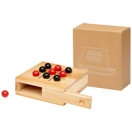 Jeu de morpion personnalisable Strobus en bois