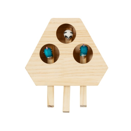 Jeu pour chat personnalisable en bois Kesel