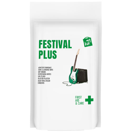 Kit Festival Plus personnalisé en pochette papier kraft recyclable