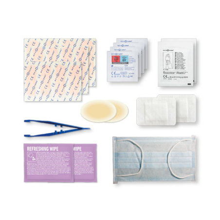 Kit Lieu de travail publicitaire en pochette papier kraft recyclable