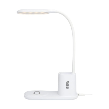 Lampe de bureau personnalisable avec chargeur à induction Bright