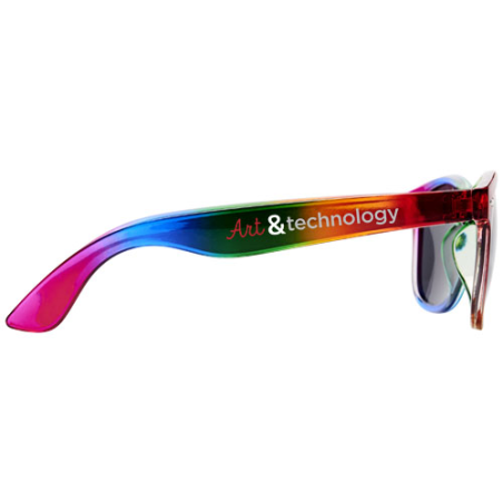 Lunettes de soleil personnalisée arc-en-ciel Sun Ray