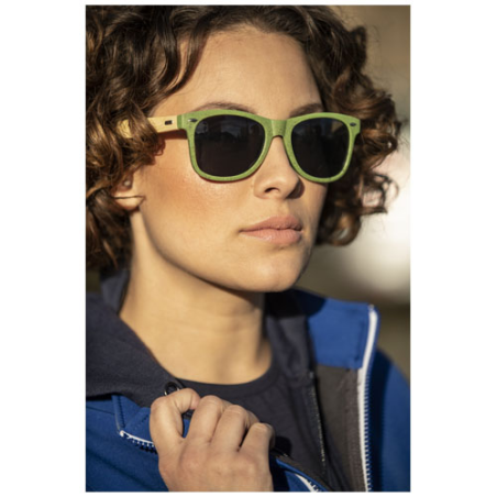 Lunettes de soleil publicitaire Sun Ray en bambou