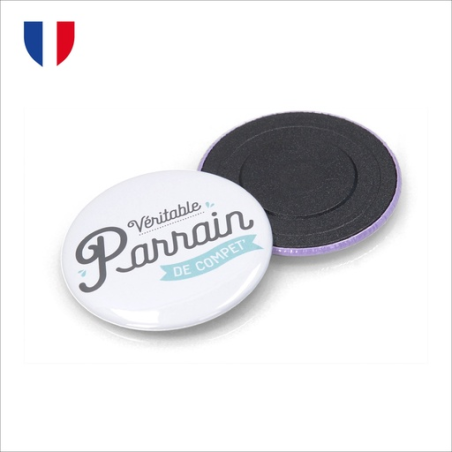 Magnet rond publicitaire – made in France