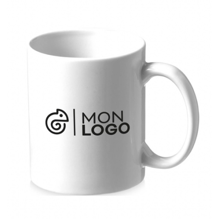 Mug blanc classique personnalisé Bahia 330ml