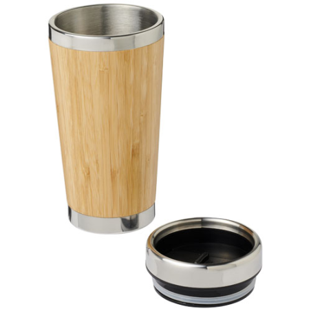 Mug isotherme 450ml en bambou et inox Bambus