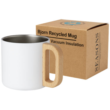 Mug en inox recyclé personnalisable certifiée RCS 360 ml - Bjorn