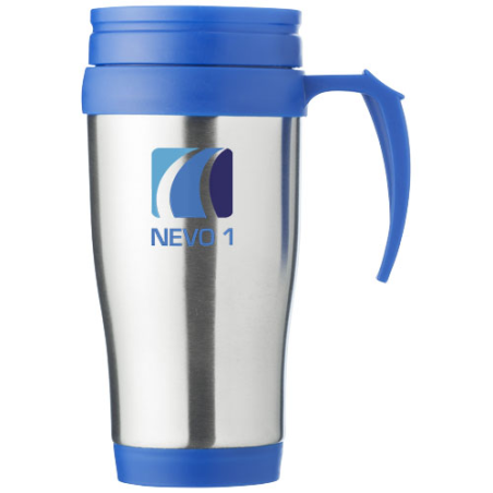 Mug isotherme publicitaire Sanibel 400ml en inox