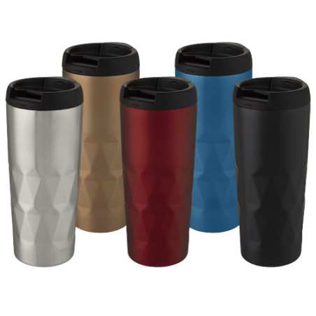 Mug istoherme personnalisable Prism de 450 ml en inox