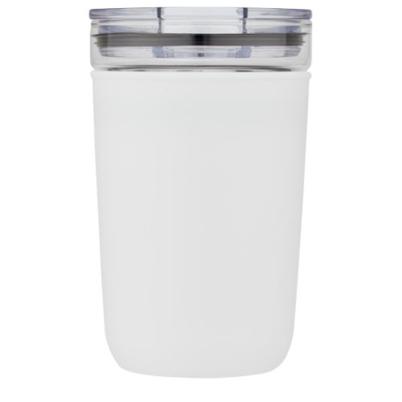 Mug personnalisable en verre Bello 420 ml avec paroi en plastique recyclé