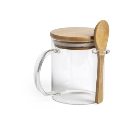 Mug personnalisé avec cuillère 420ml Kipal