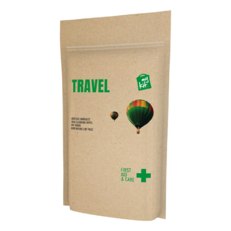 MyKit Voyage premier secours en pochette papier personnalisable