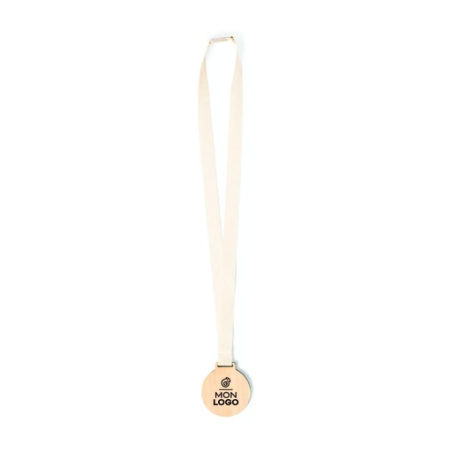 Médaille personnalisable en bois Guster