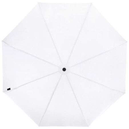 Parapluie publicitaire 21" pliable windproof en PET recyclé Birgit