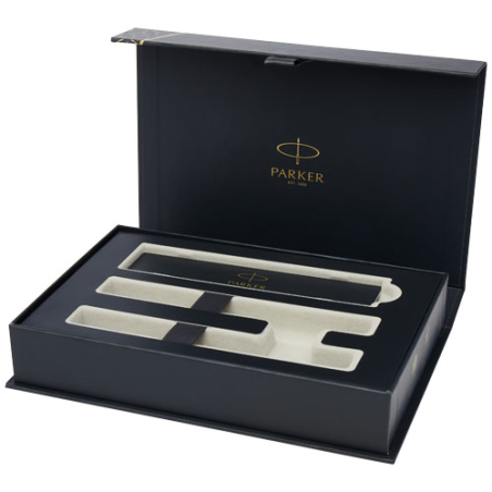 Parure de stylo personnalisable avec roller et stylo bille achromatiques IM Parker