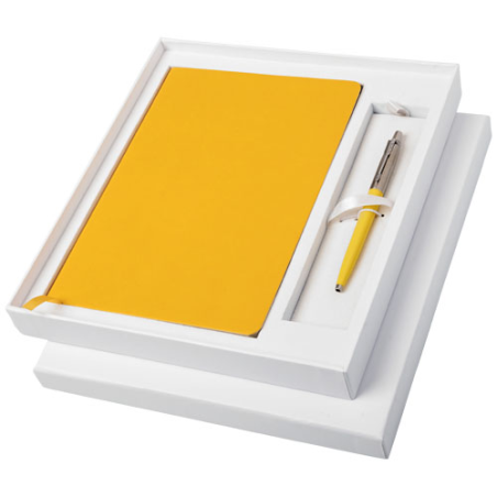 Parure-cadeau avec cahier Classic et stylo personnalisable - Parker