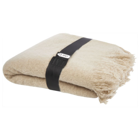 Plaid personnalisable Ivy en mohair RPET ultra-doux