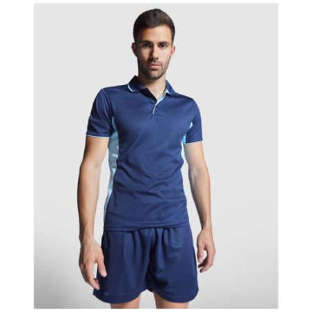 Polo de sport personnalisable en polyester 150 g/m2 Montmelo unisexe - S à 3XL