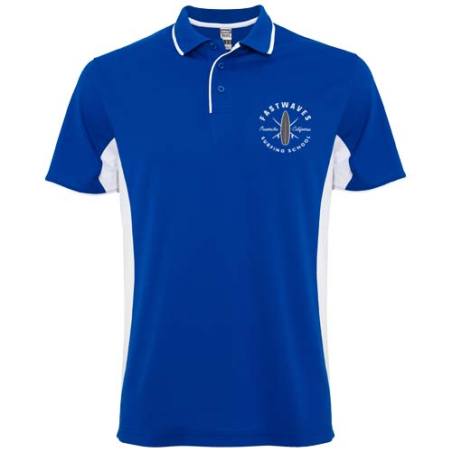 Polo de sport personnalisable en polyester 150 g/m2 Montmelo unisexe - S à 3XL