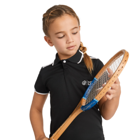 Polo de sport publicitaire en polyester et polyester recyclé 140g/m² Tamil pour enfant - 4 à 16 ans