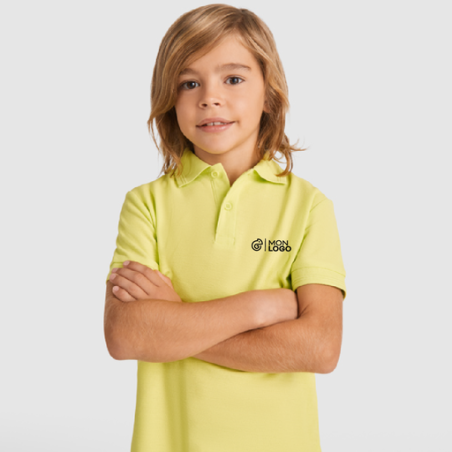 Polo personnalisable Premium en coton 190g/m2 et polyester - Pegaso - 3 à 12 ans