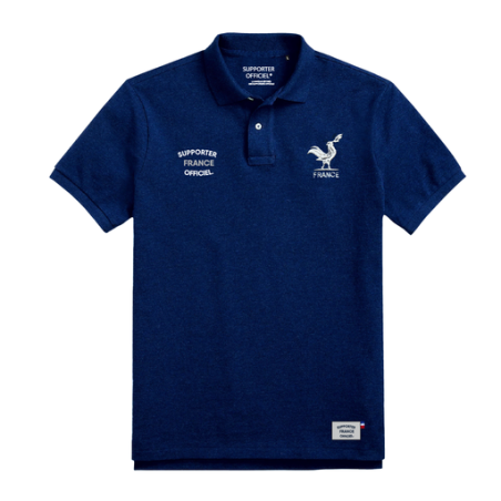 Polo personnalisable en coton bio 230 g/m2 - SUPPORTER OFFICIEL® - S à 3XL